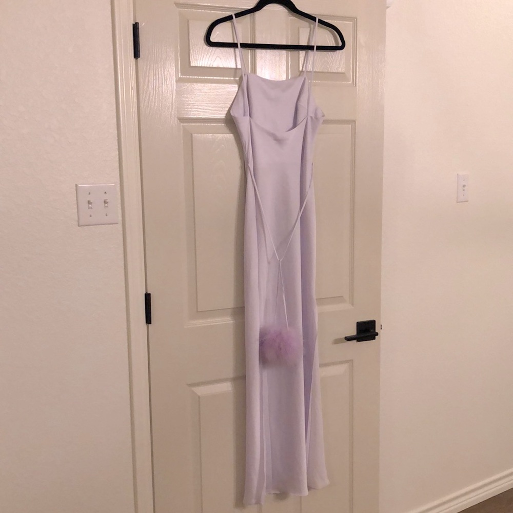 Dyspnea Gold Digger Maxi Dress Purple Lavender